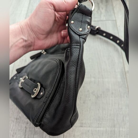 Stone & Co. Black Leather Shoulder Bag - Picture 5 of 10